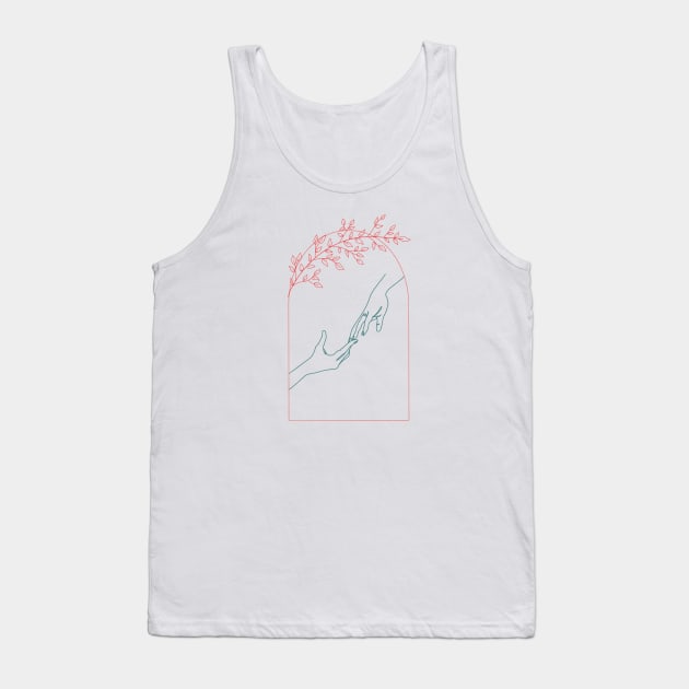 Romantic wedding couple bride and groom Tank Top by Mia